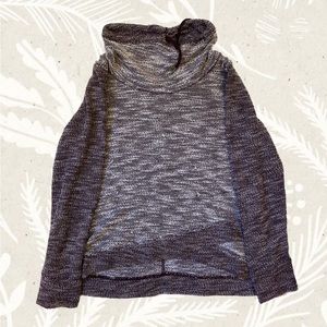 Calvin Klein Purple Knit Cowl Pullover - Lightly used!